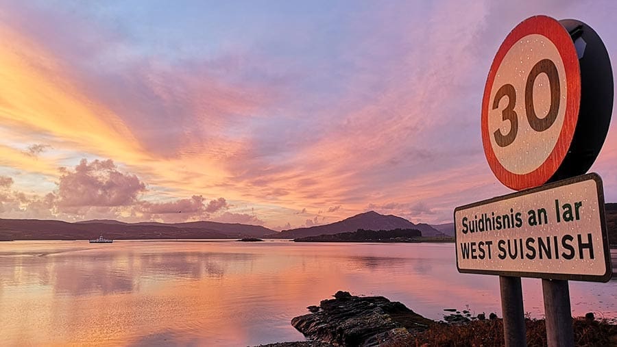 raasay house hotel skye sunset